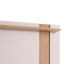 Painel Extensivel para TV ate 70 Polegadas Doha Off-White Matte Freijo