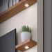 Painel Home Theater Conquista 1 Porta 70" Polegadas Freijó / Off White Matte