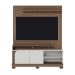 Painel Home Theater Jureli 2 Portas 1.5 até 65" Polegadas Amêndoa/Off White