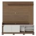 Painel Home Theater Jureli 2 Portas 1.8 até 75" Polegadas Amêndoa/Off White