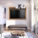 Painel Suspenso Tv 55 Pol 135 cm Maia Noce Milano Preto Colibri