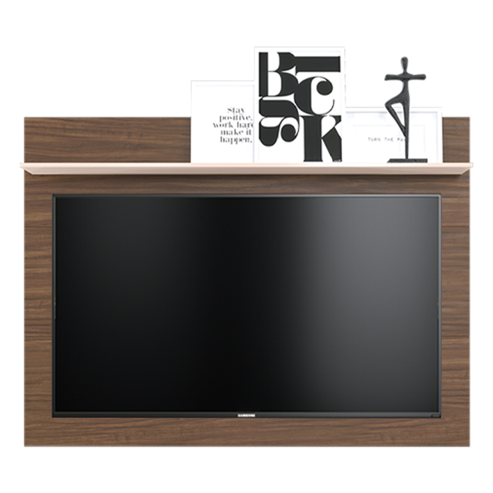 Painel Suspenso Tv 55 Pol 135 cm Maia Nogueira Real Off White Colibri