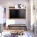 Painel Suspenso Tv 55 Pol 135 cm Maia Nogueira Real Off White Colibri