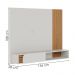Painel Suspenso Tv 55 Pol 136 cm Jurere Off White Matte Freijo Colibri