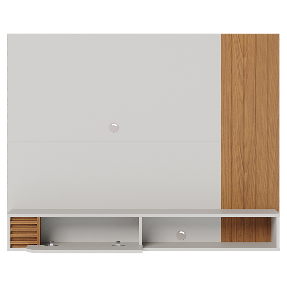 Painel Suspenso Tv 55 Pol 136 cm Jurere Off White Matte Freijo Colibri