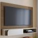 Painel Suspenso Tv 60 Pol 160 cm Jurere Amendoa Off White Matte Colibri