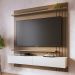 Painel Suspenso Tv 65 Pol 150 cm Juriti Amendoa Off White Matte Colibri