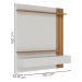 Painel Suspenso Tv 65 Pol 150 cm Juriti Off White Matte Freijo Colibri