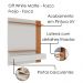Painel Suspenso Tv 65 Pol 150 cm Juriti Off White Matte Freijo Colibri