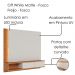 Painel Suspenso Tv 65 Pol 179 cm Egeu Off White Matte Freijo Colibri