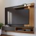 Painel Suspenso Tv 65 Pol 180 cm Tocantins Preto Noce Milano Colibri