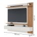 Painel Suspenso Tv 70 Pol 180 cm Juriti Off White Matte Freijo Colibri
