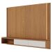 Painel Suspenso Tv 75 Pol 217 cm Loa Freijo Off White Matte Colibri