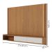 Painel Suspenso Tv 75 Pol 217 cm Loa Freijo Off White Matte Colibri