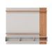 Painel de TV até 70 Polegadas Juriti Off White e Freijó
