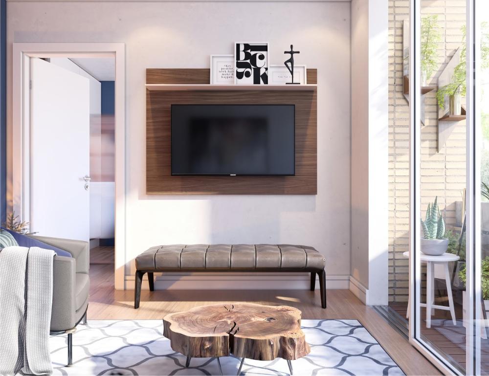 Painel para TV Feeney Nogueira Off White
