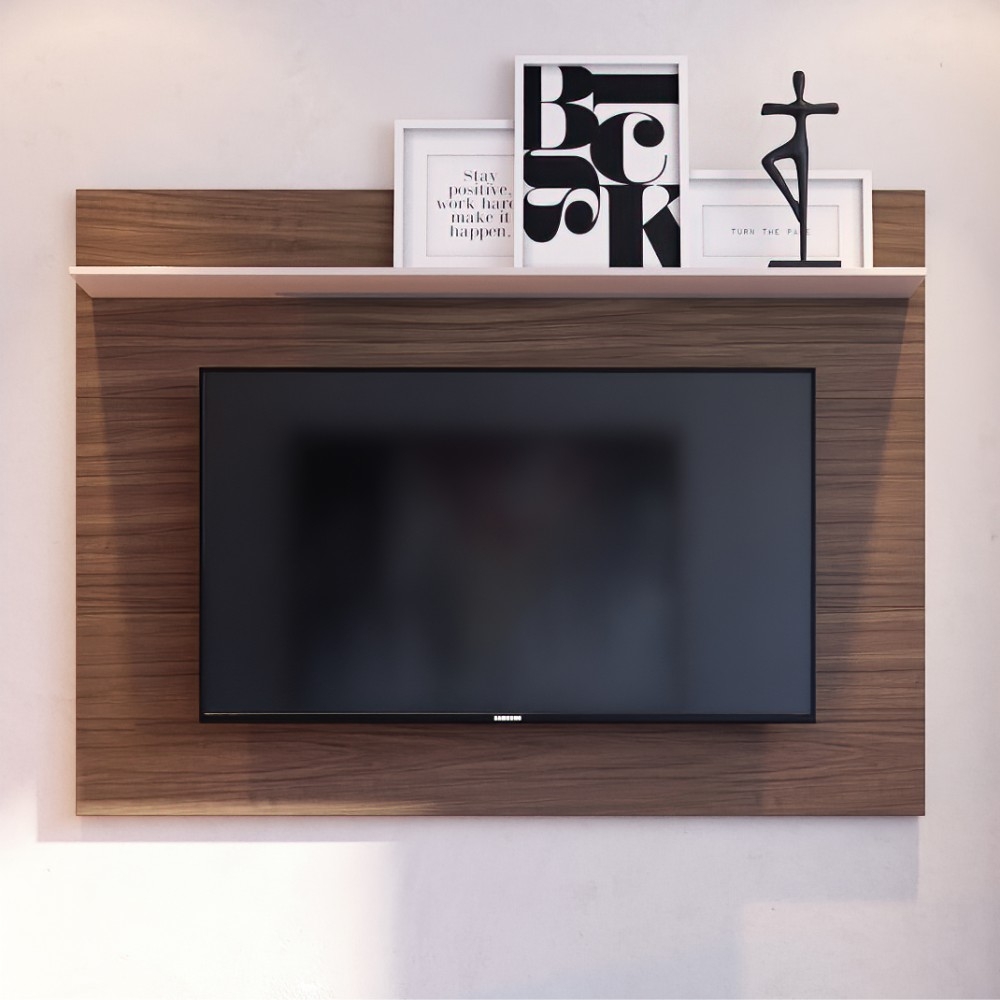 Painel para TV Imelda Nogueira Off White