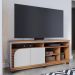 Rack  para TV 65 Polegadas Veneza Freijó Off White Matte 