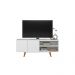Rack Aldan para TV "55 2 Portas - Colibri - BRANCO FOSCO