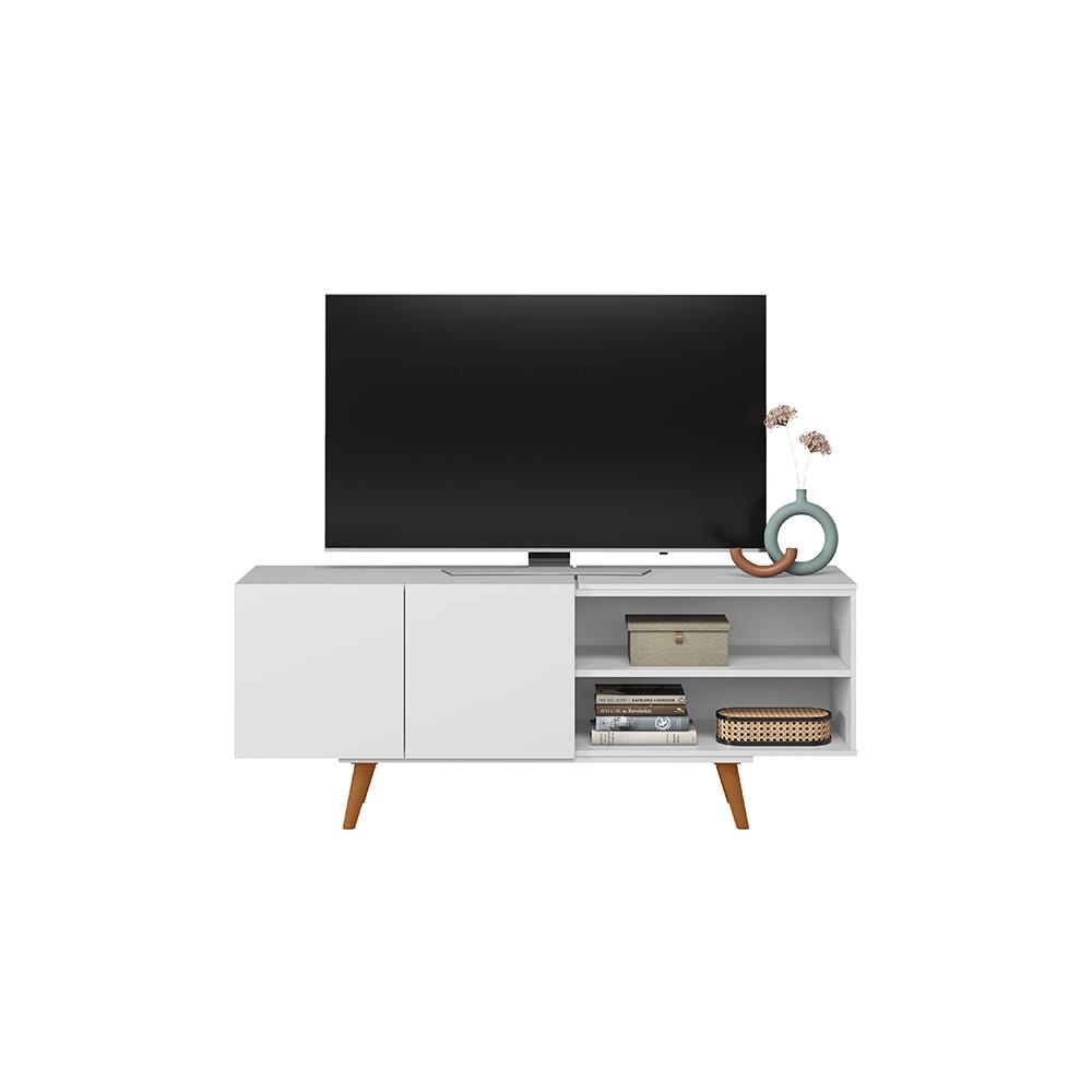 Rack Aldan para TV "55 2 Portas - Colibri - BRANCO FOSCO