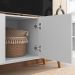 Rack Aldan para TV "55 2 Portas - Colibri - BRANCO FOSCO