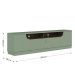Rack Bancada 4 Portas de Giro TV até 75" Polegadas Satriani Hortelã / Amêndoa