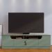 Rack Bancada 4 Portas de Giro TV até 75" Polegadas Satriani Hortelã / Amêndoa