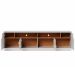 Rack Bancada 4 Portas de Giro TV até 75" Polegadas Satriani Off White/Freijó