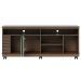 Rack Bancada Jureli 2 Portas 5 Nichos TV até 65" Polegadas Amêndoa / Hortelã