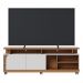 Rack Bancada Jurerê 1.8 Freijó/Off White Matte para TV até 75” - Colibri