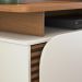 Rack Bancada Jurerê 1.8 Freijó/Off White Matte para TV até 75” - Colibri