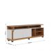 Rack Bancada Jurerê 1.8 Freijó/Off White Matte para TV até 75” - Colibri