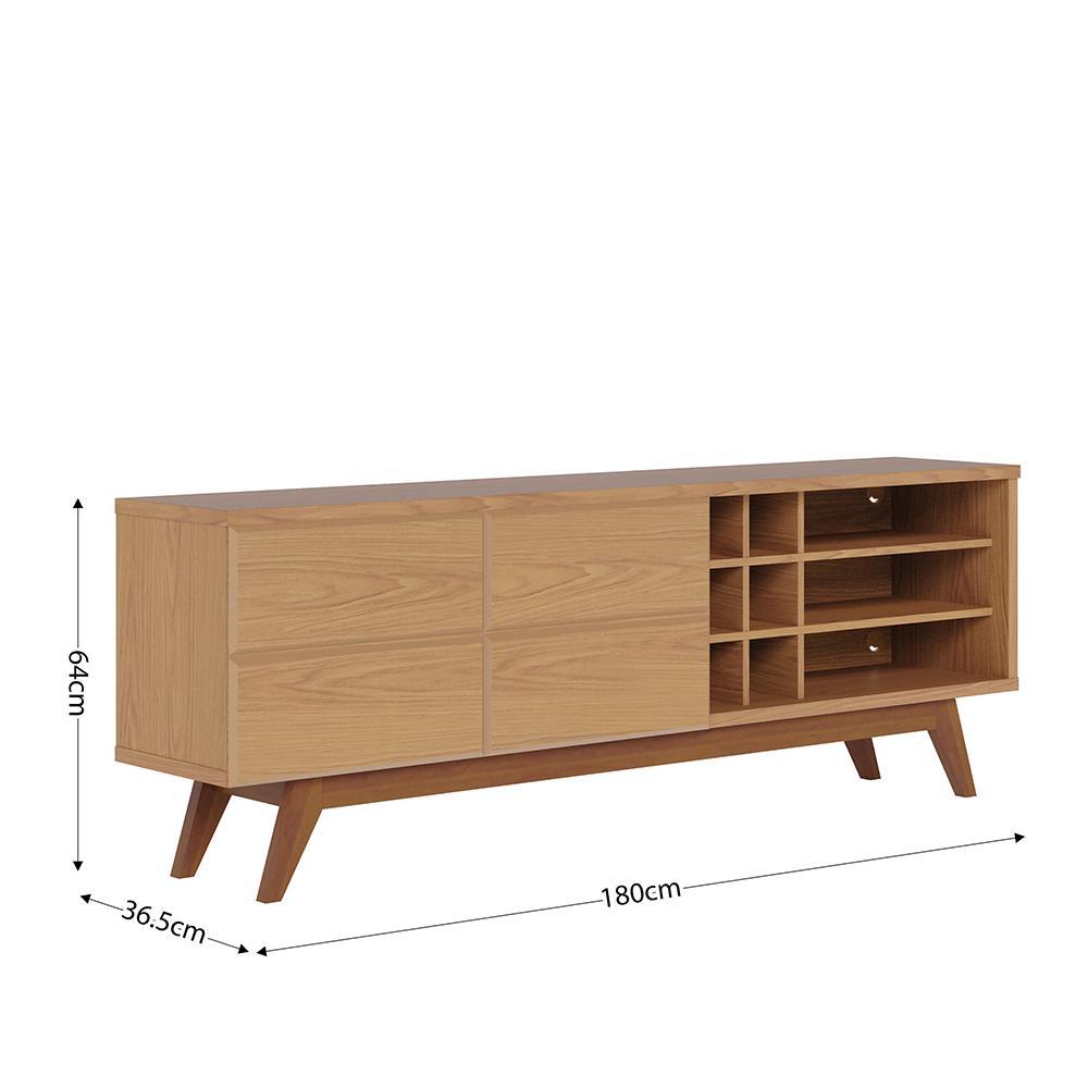 Rack Bancada Noronha Freijó para TV de 70” - Colibri