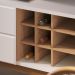 Rack Bancada Noronha Off White Matte/Freijó para TV de 70” - Colibri