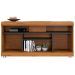 Rack Bancada Tayara 2 Portas 6 Pés 47" Polegadas Noce Milano / Preto Fosco
