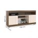 Rack Bancada Tv 47 Pol 136 cm Yara Nogueira Real Off White Colibri