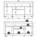 Rack Bancada Tv 47 Pol 136 cm Yara Nogueira Real Off White Colibri