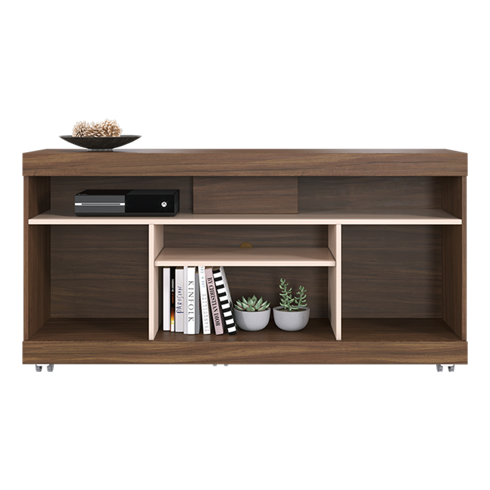 Rack Bancada Tv 47 Pol 136 cm Yara Nogueira Real Off White Colibri