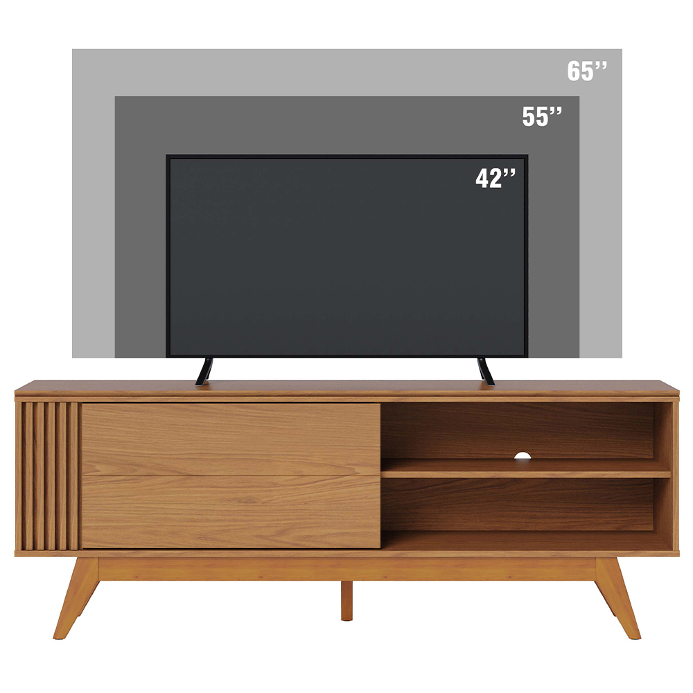 Rack Bancada Tv 65 Pol 160 cm Otawa Freijó Colibri