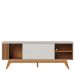 Rack Bancada Tv 65 Pol 160 cm Otawa Off White Matte Freijó Colibri