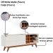 Rack Bancada Tv 70 Pol 180 cm Noronha Off White Matte Freijo Colibri