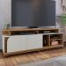 Rack Bancada Tv 75 Pol 180 cm Jurere Freijo Off White Matte Colibri