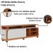 Rack Bancada Tv 75 Pol 180 cm Jurere Freijo Off White Matte Colibri