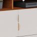 Rack Bancada Tv 75 Pol 200 cm 4 Portas Santorini Off White Matte Freijo Colibri