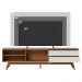 Rack Bancada Tv 75 Pol 200 cm Veneza Freijo Off White Matte Colibri