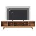 Rack Bancada Tv 75 Pol 218 cm 4 Portas Fortaleza Freijo Colibri