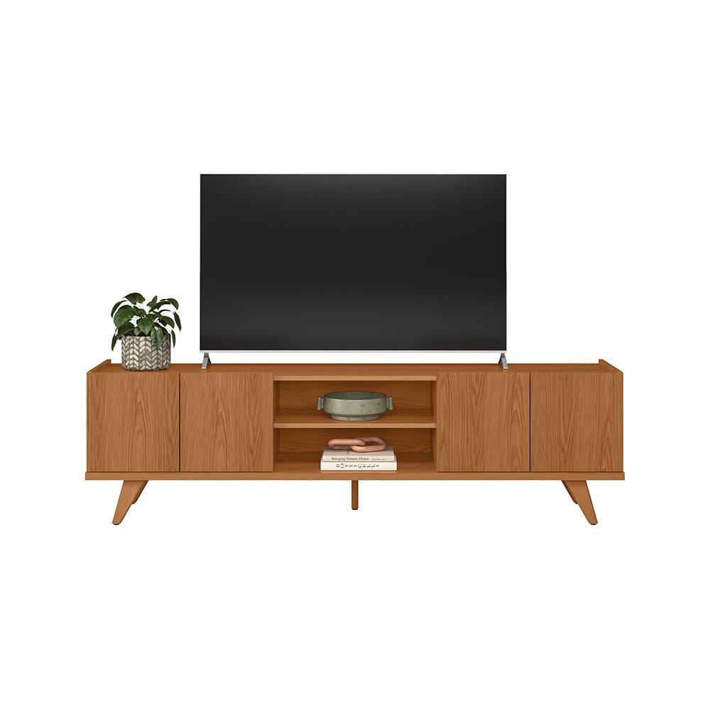 Rack Brazos para TV até "75 4 Portas - Colibri - FREIJO