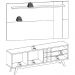 Rack Noronha Painel Leme Tv 70 Pol Extensivel Off White Matte Freijo Colibri