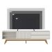 Rack Ripado para TVs 75" Viareggio Off White Matte