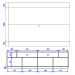 Rack Santorini e Painel Nilo Tv 75 Pol 200 cm Off White Matte Freijo Colibri